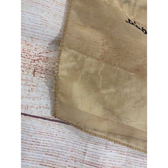 Prada Women's Gold Printed Silk Scarf - OS Please Read Description - Picture 8 of 10